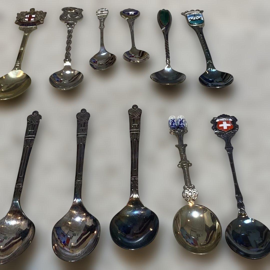 S*a様 アンティーク スプーン 25本 STERLING silver 800