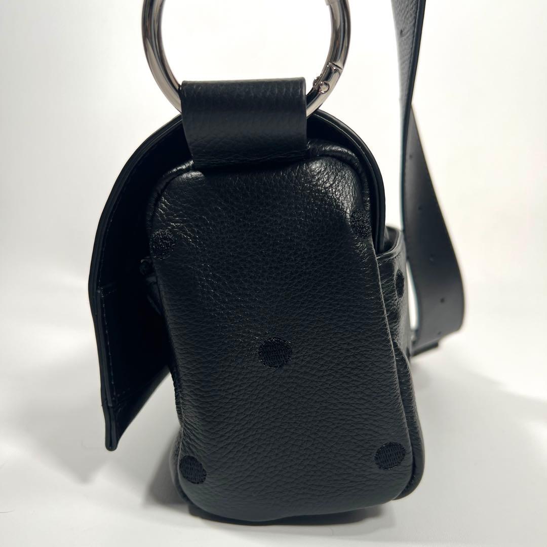 極美品✨　BEARDSLEY ビアズリー　ドットボディバッグ