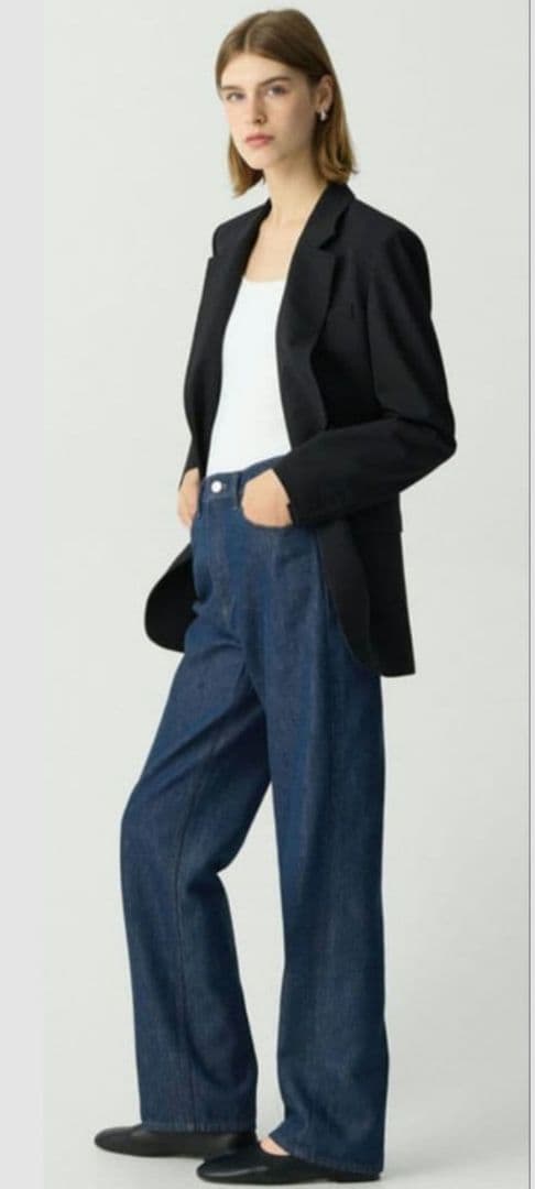 【25SS】Theory　RELAXED DENIM STRAIGHT JEAN