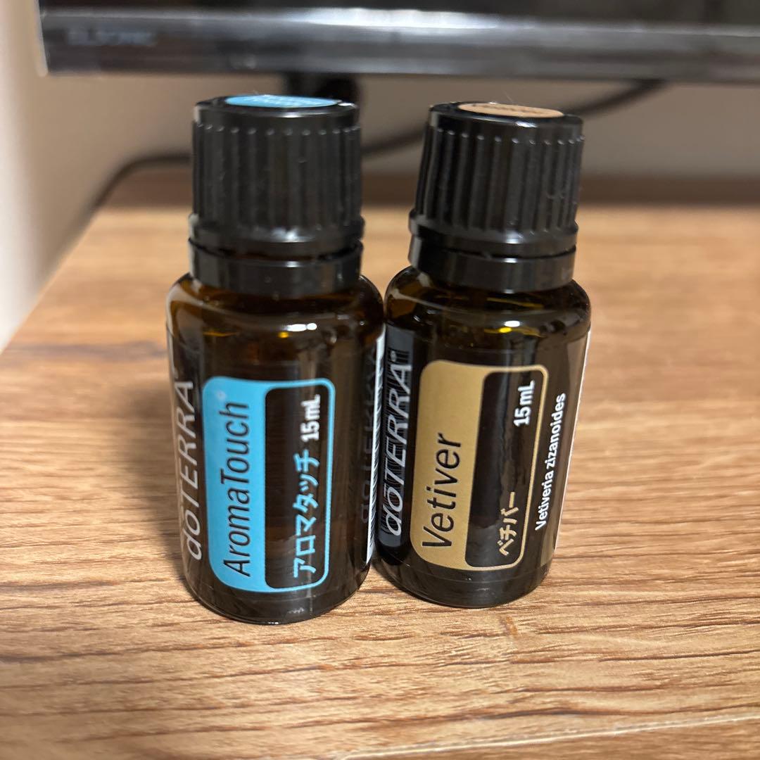 doTERRA エッセンシャルオイル まとめ売り 計15本 ウッドボックス付