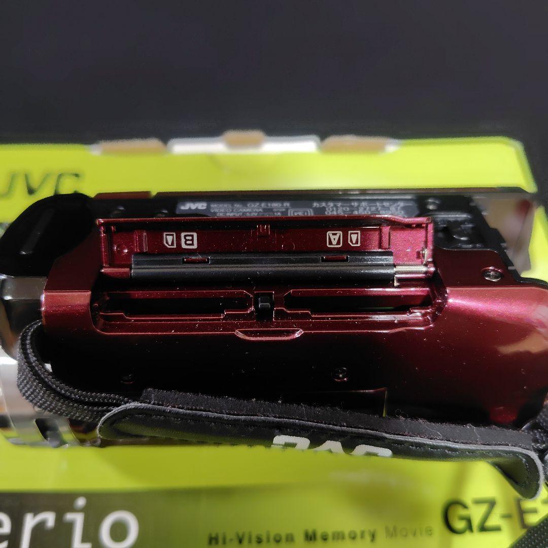 【美品】JVC Everio エブリオ 　ビデオカメラ GZ-E180-R