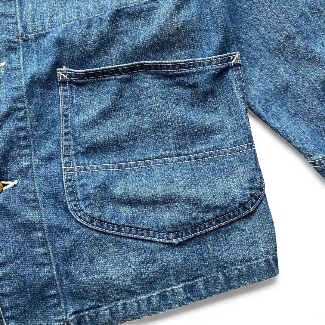 【美品】Lee 91-J 加工 デニムカバーオール ロコジャケット サイズ38