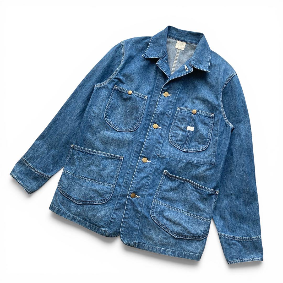 【美品】Lee 91-J 加工 デニムカバーオール ロコジャケット サイズ38