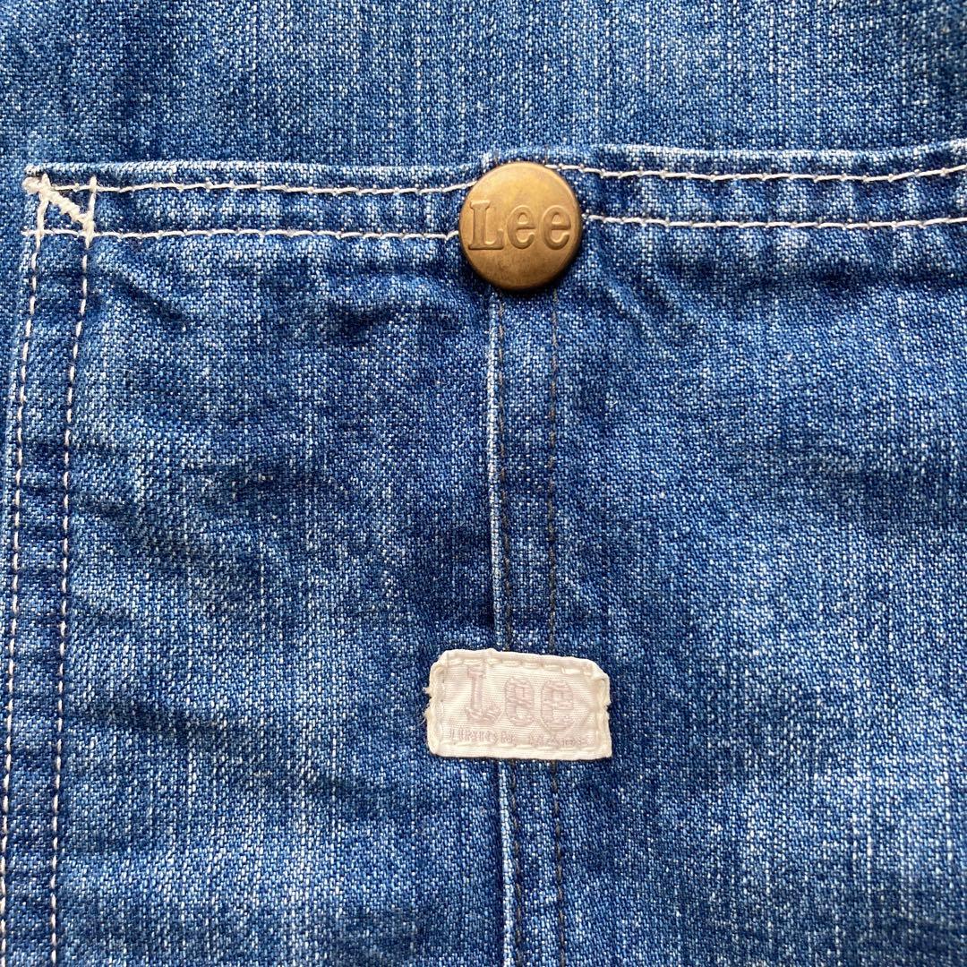 【美品】Lee 91-J 加工 デニムカバーオール ロコジャケット サイズ38