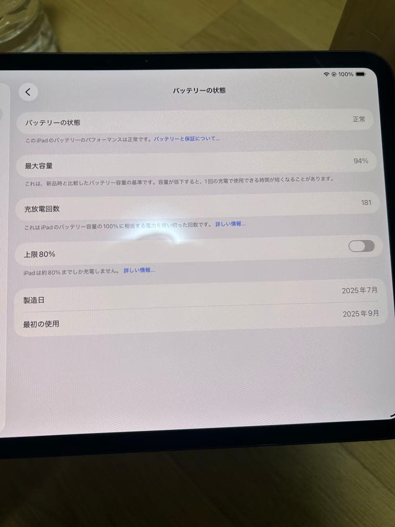 iPad Pro 11インチ (m4)256GB
