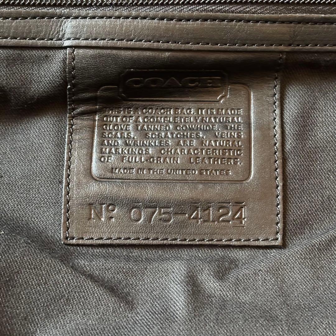 COACH コーチ　旅行バッグ　ビジネスバッグ　ボストンバッグ　大容量　4124