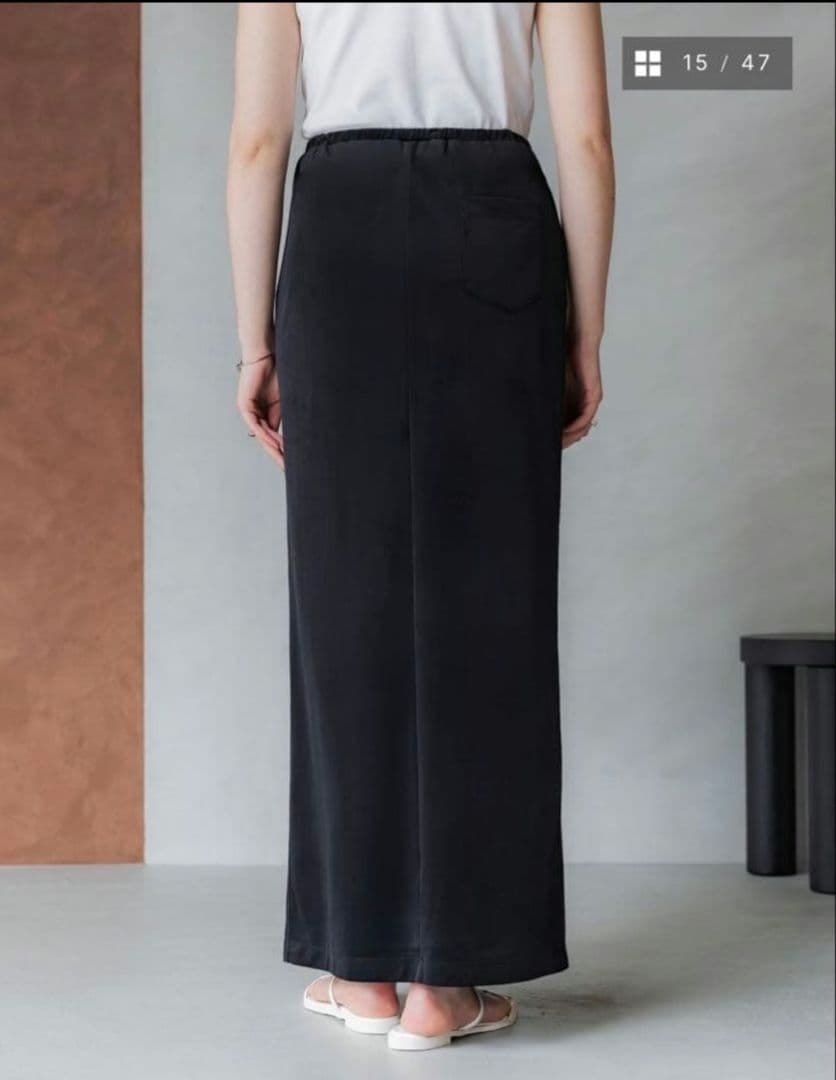 crewre ストレッチベロアストレートスカート size3 black