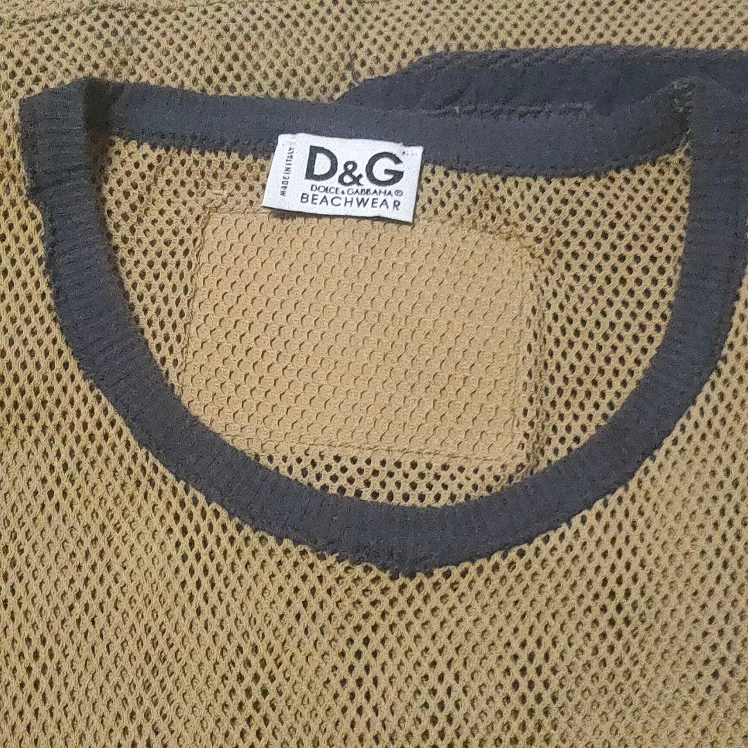 レア 美品 D&G BEACH WEAR メッシュ タンクトップ