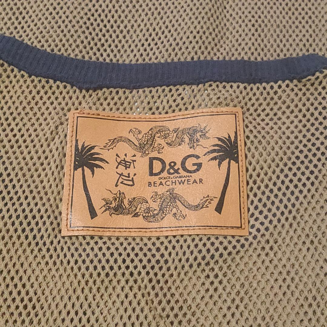 レア 美品 D&G BEACH WEAR メッシュ タンクトップ