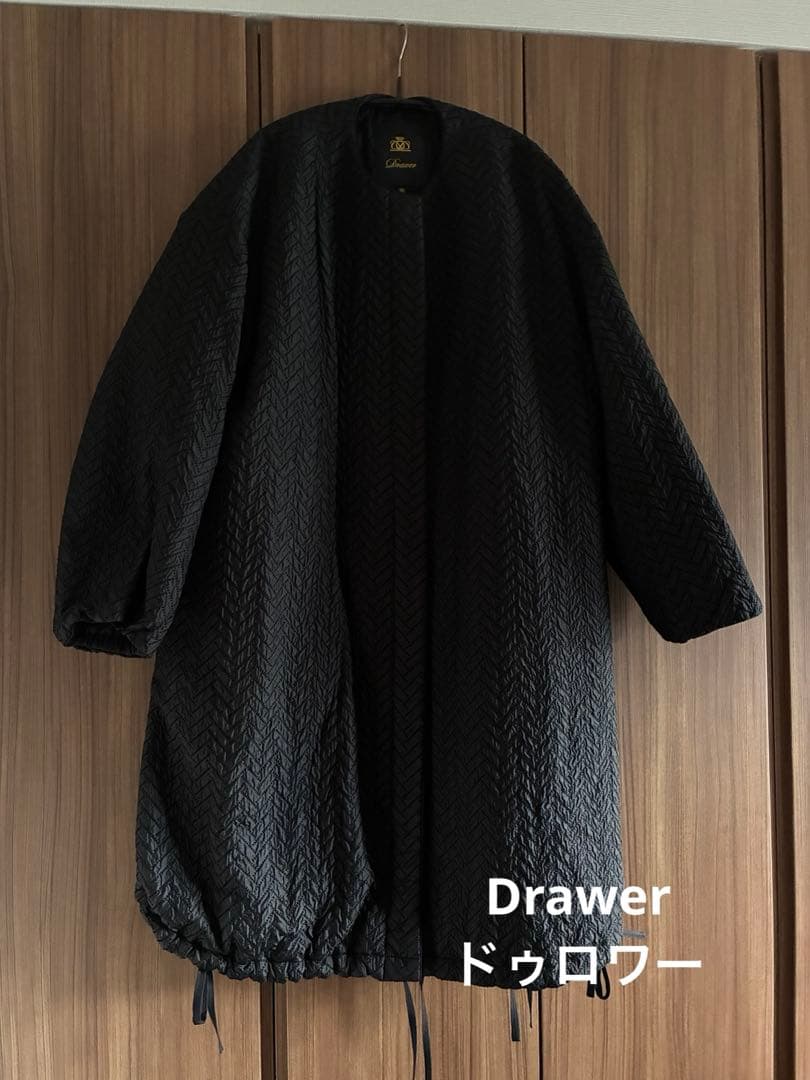 リクたん　美品　Drawerドゥロワー 春コート　キルティング中綿
