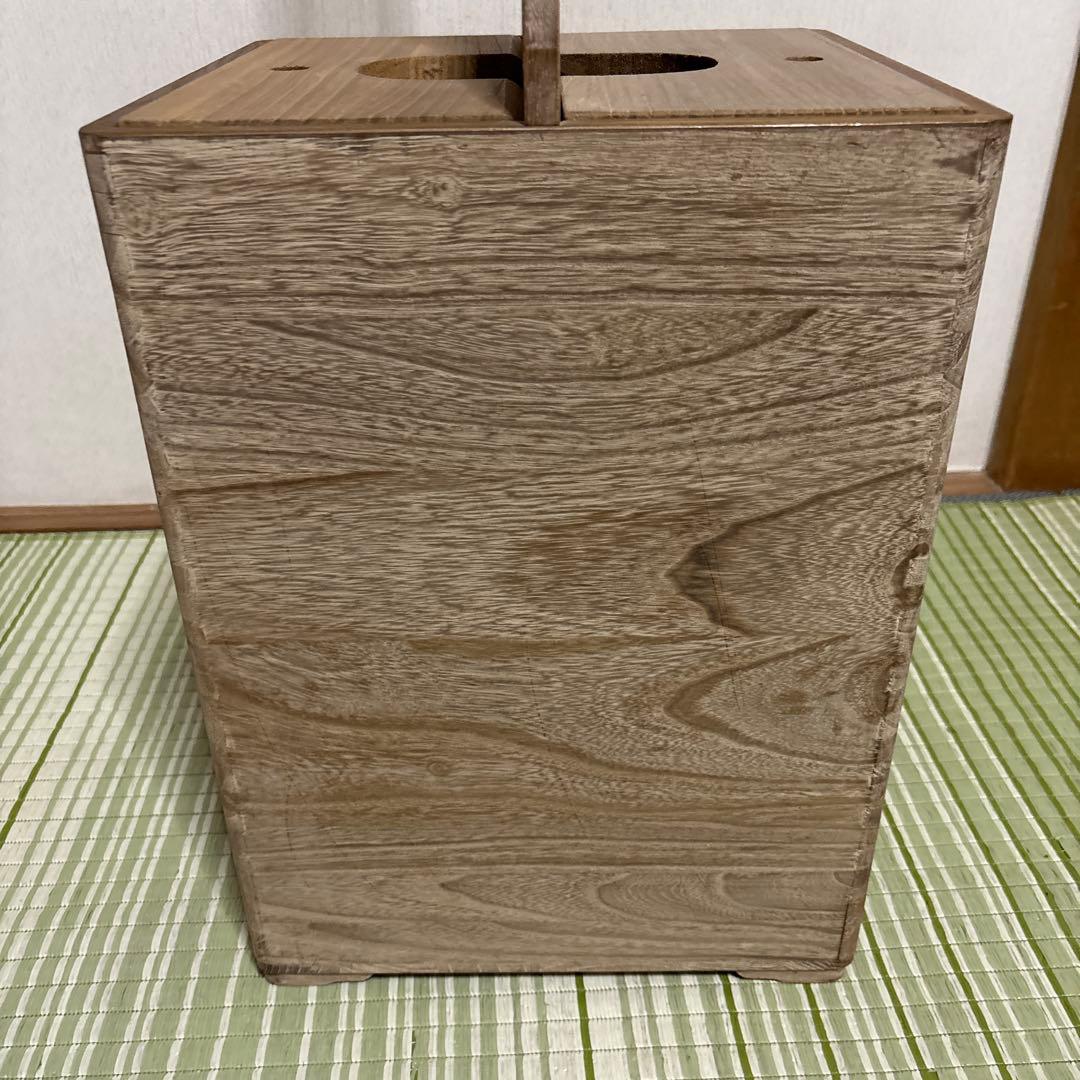 三味線 立て　ケース　スタンド　収納箱　和楽器　弦楽器　保管　引き出し蓋付き2連