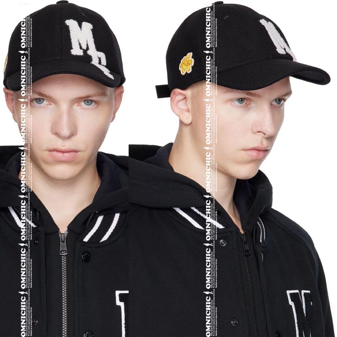 お得意様MONCLERモンクレールフラグメントウールMFロゴベースボールキャップ