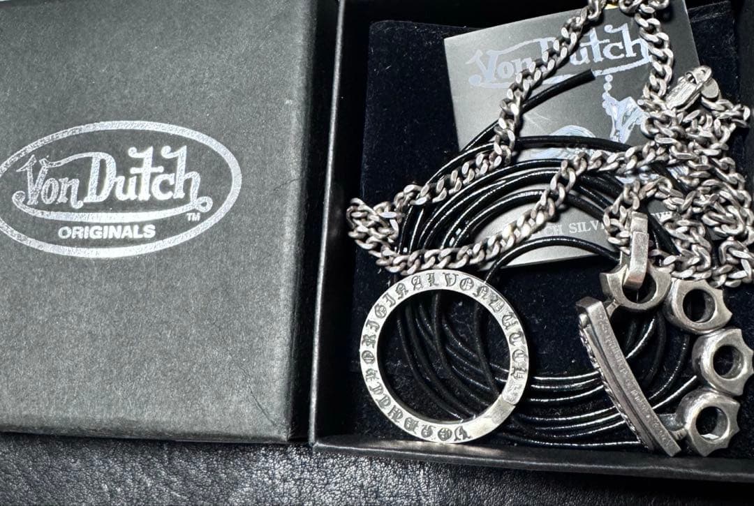 vondtuch ボンダッチ シルバー925 ネックレス メリケン　キーリング