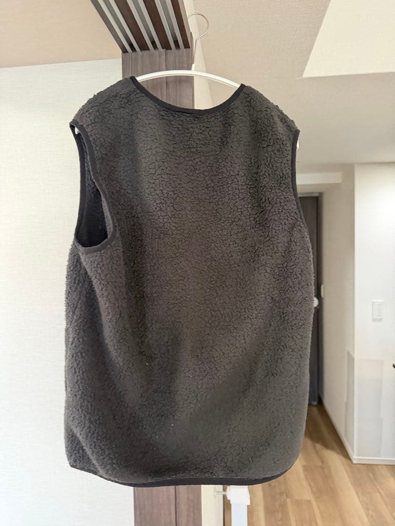 patagonia フリースベスト L ブラック