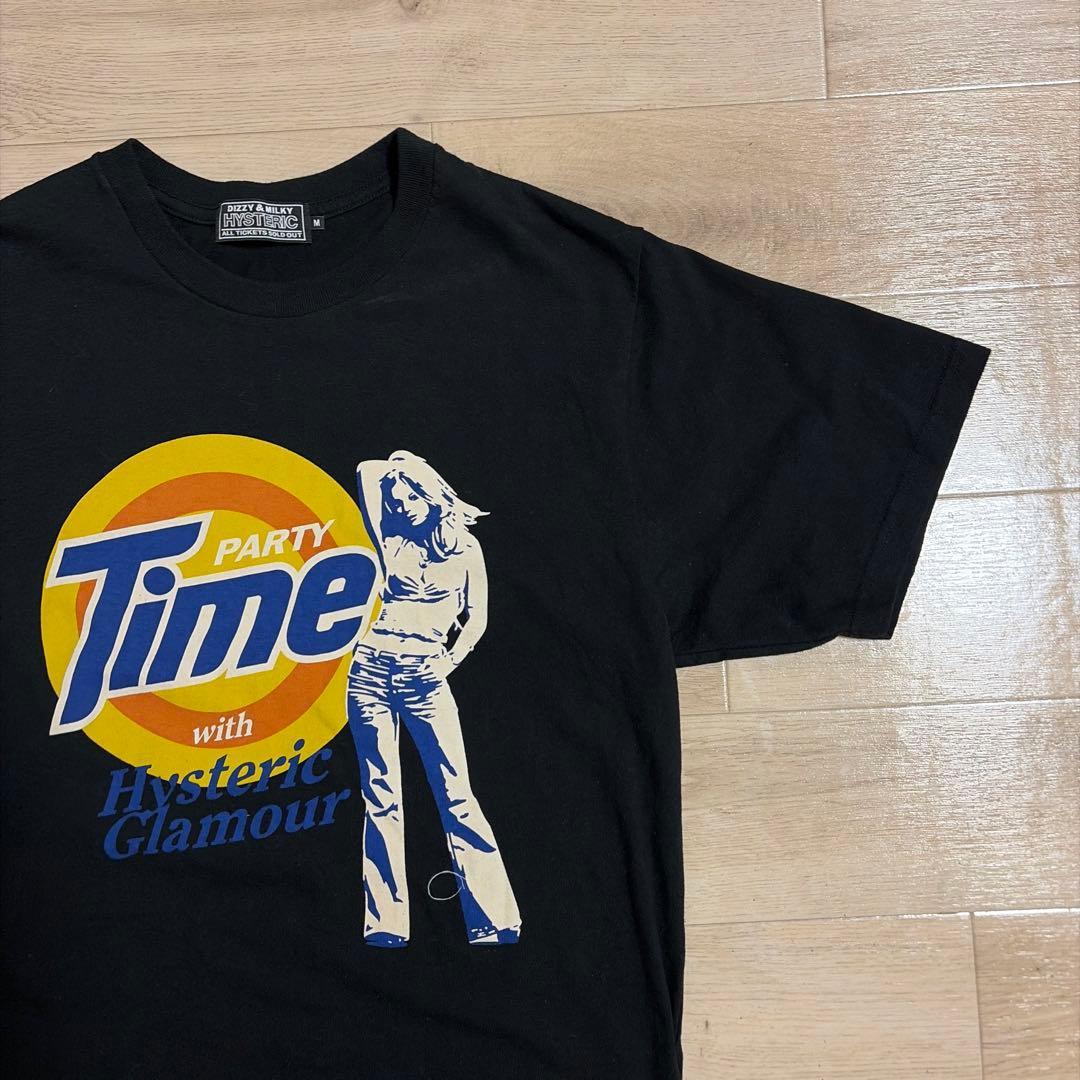 Hysteric Glamour ヒステリックグラマー ロゴTシャツ 黒 M