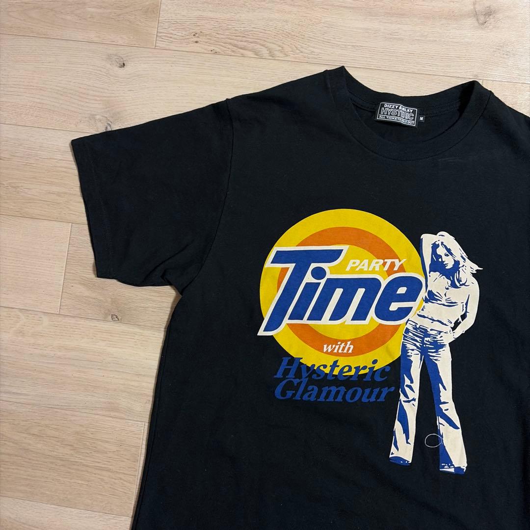 Hysteric Glamour ヒステリックグラマー ロゴTシャツ 黒 M