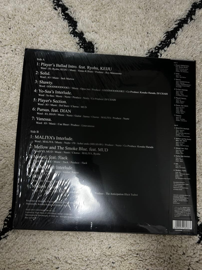 io レコード Player's Ballad 3rd kandytown