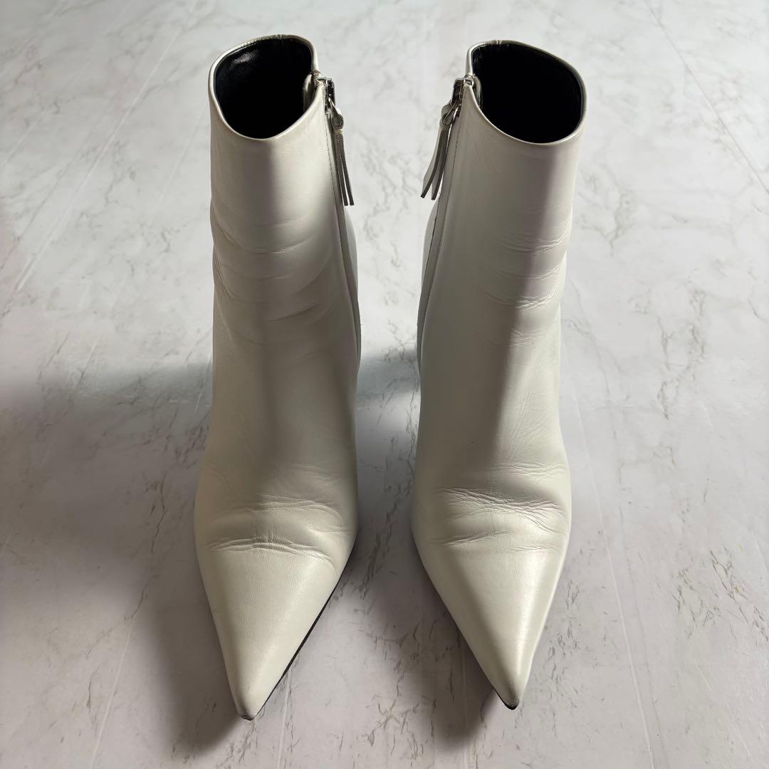 proenza schouler ホワイトレザー ショートブーツ サイズ37