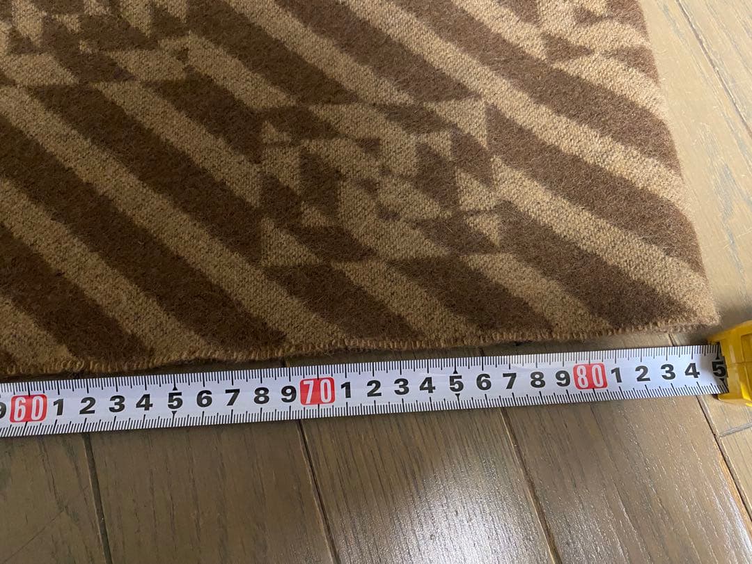 専用‼️フェンディ　ブラウンとベージュのストライプマフラー