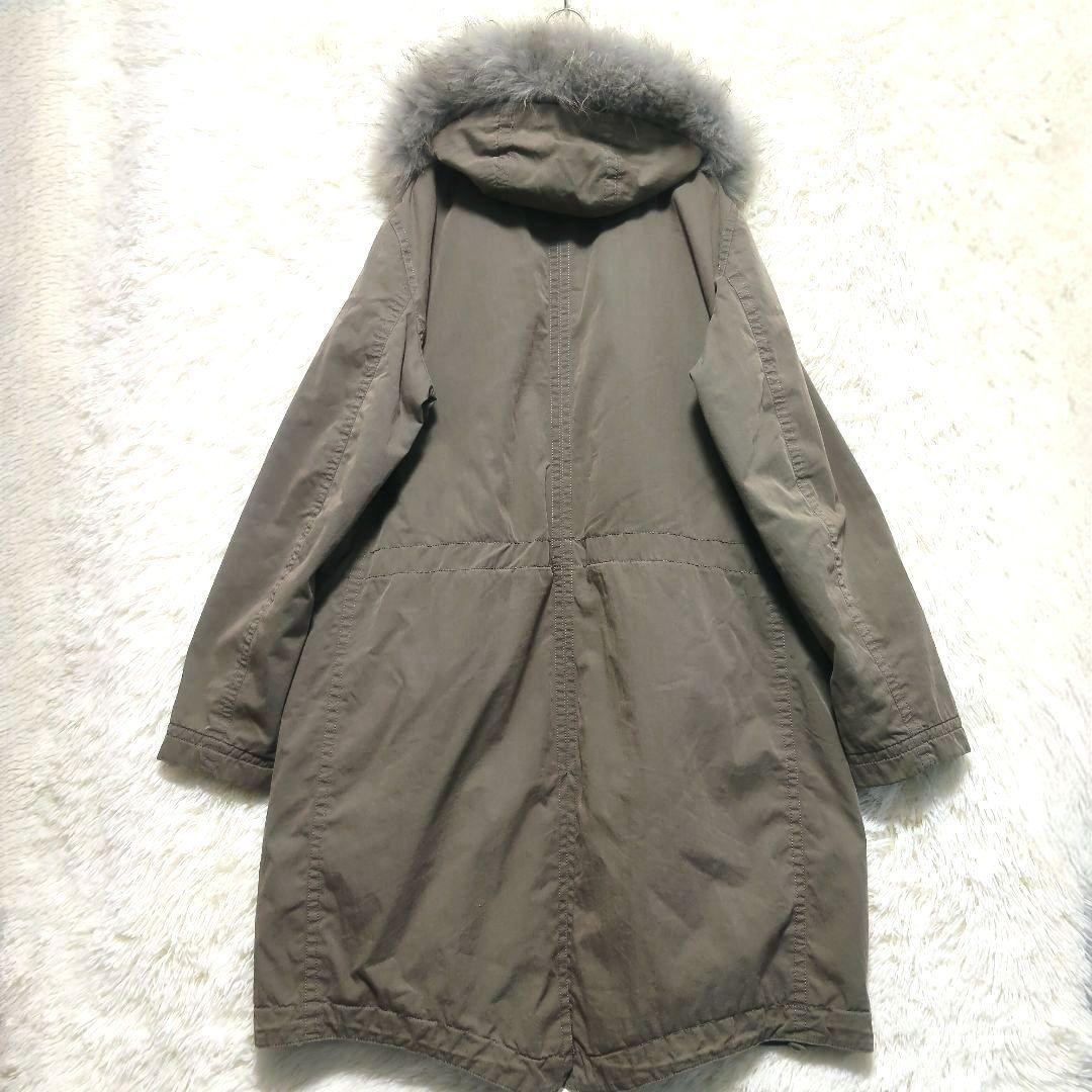 EU製　ヘルノ　HERNO　ファー付き　モッズコート　ボアライナー付き　50