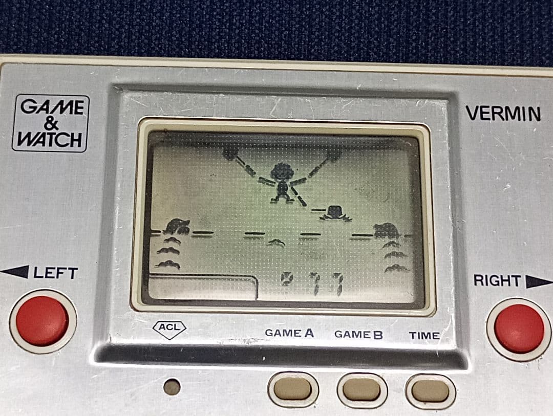 任天堂ゲームウォッチ　バーミン　本体のみ　ジャンク