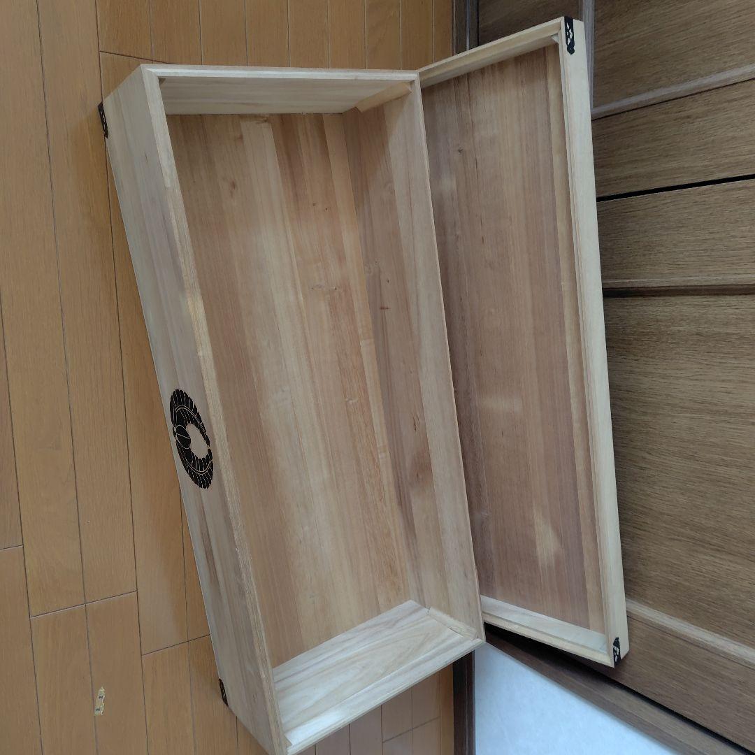 エコ配限定　【美品】桐箱　着物用　紋入り