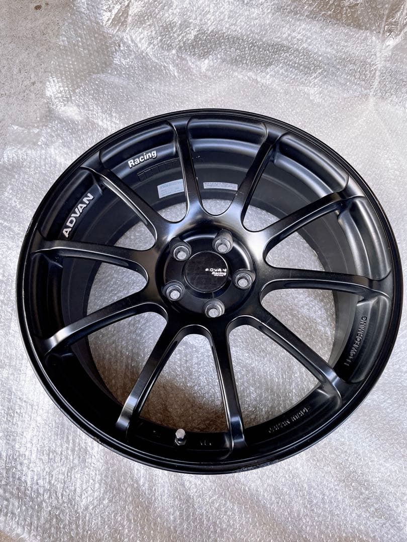 【1本:クラック有】ADVAN Racing RSⅡ17インチ 8j 4本セット