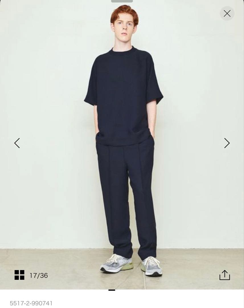 daisuke obana 24ss Tシャツ ネイビー Sサイズ