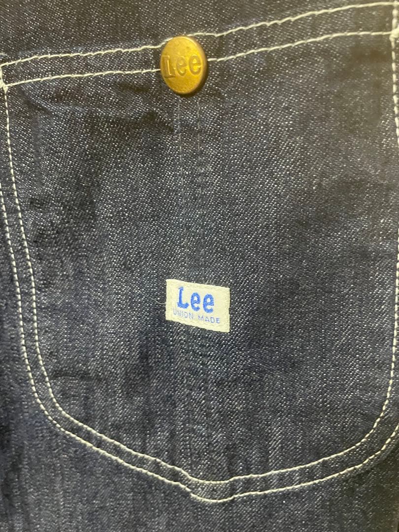 【美品】Lee ダークデニム カバーオール