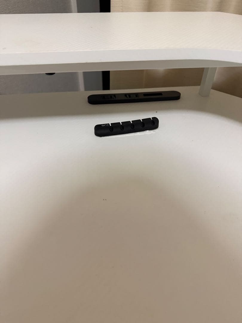 ホワイト L字型パソコンデスク