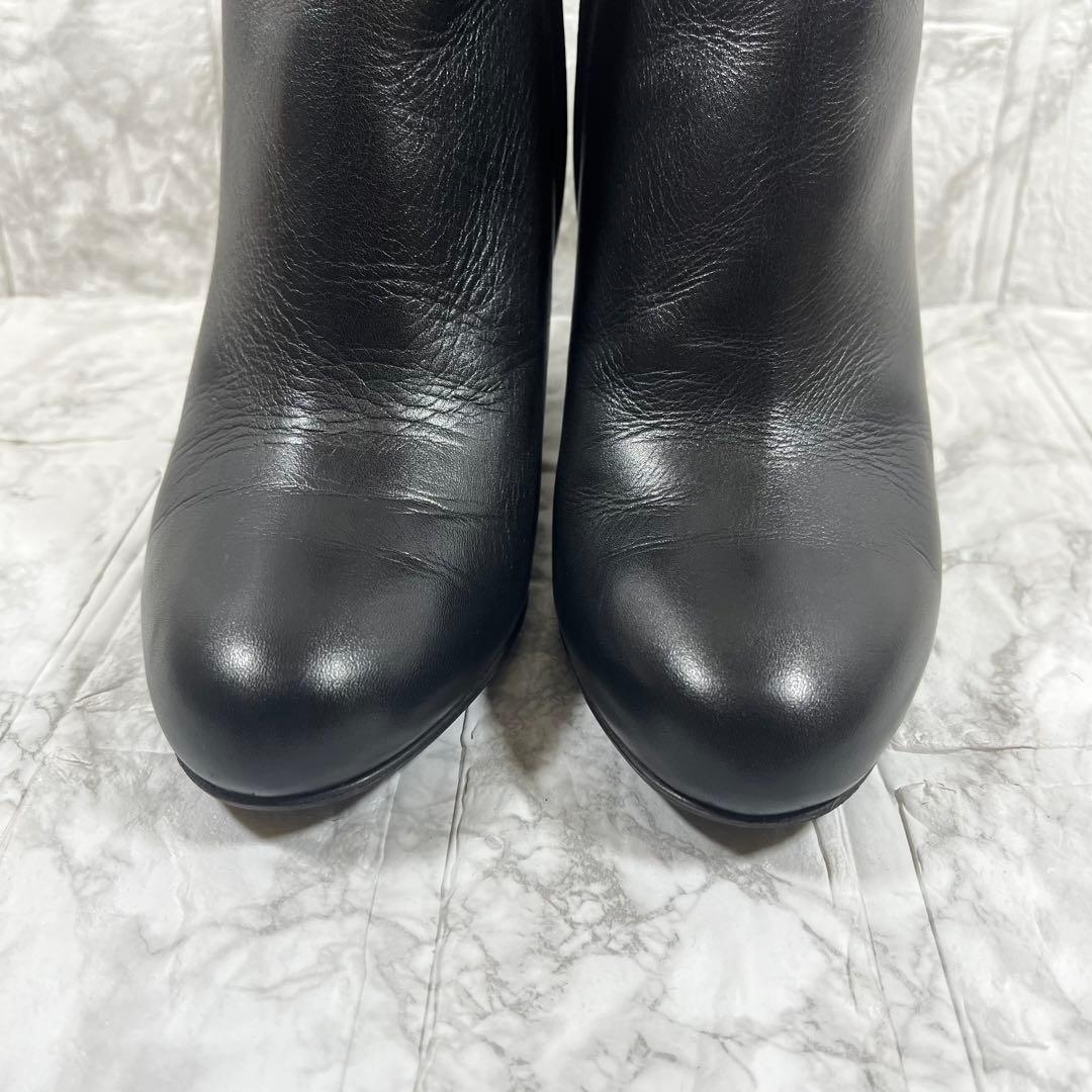 【美品】Christian Louboutin ブーティ　サイドジップ　ウェッジ