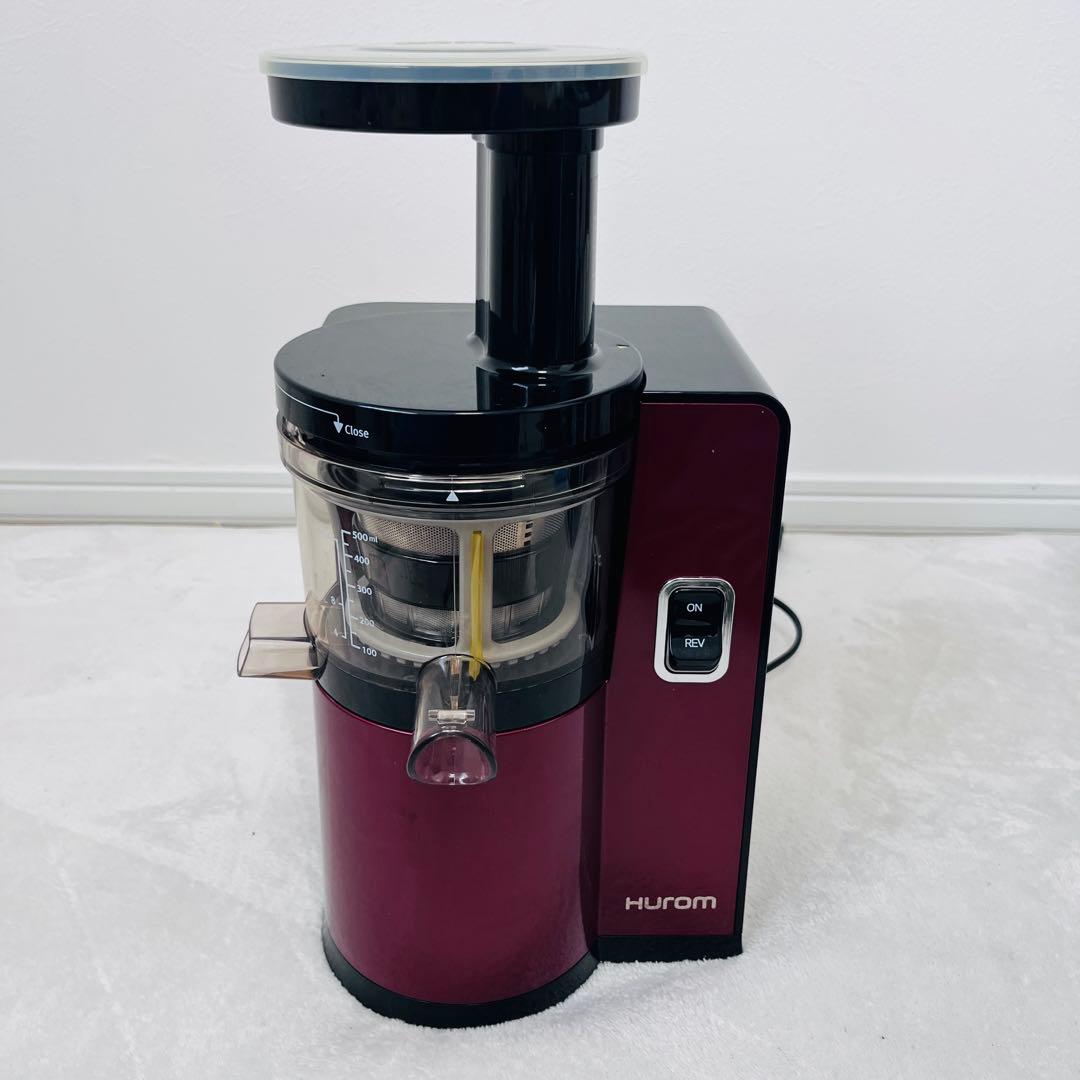 【極美品】HUROM HI-EBA06スロージューサー(ワインレッド)