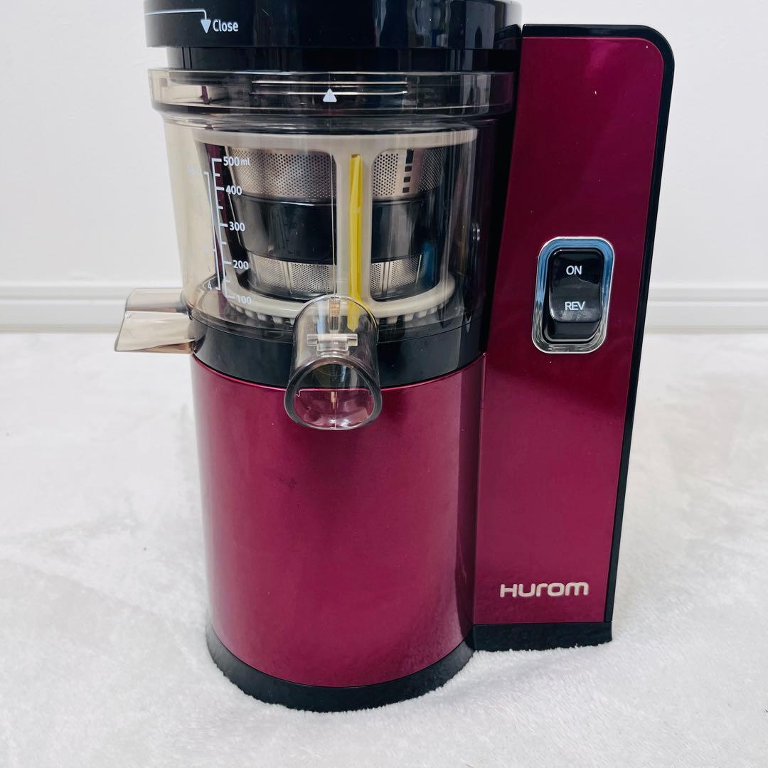 【極美品】HUROM HI-EBA06スロージューサー(ワインレッド)
