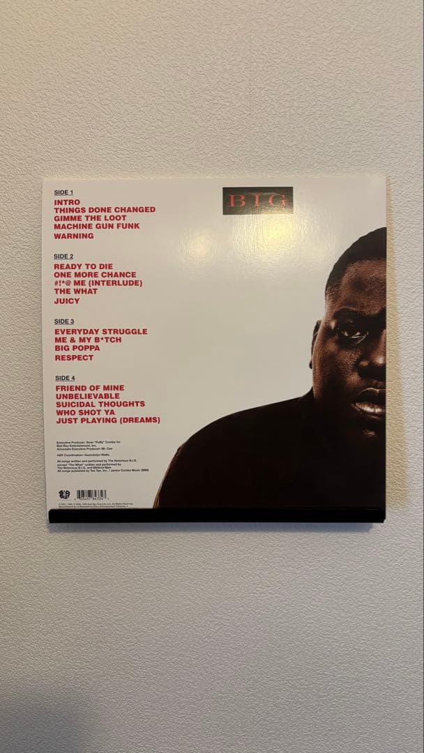 the notorious B.I.G. ready to die レコード