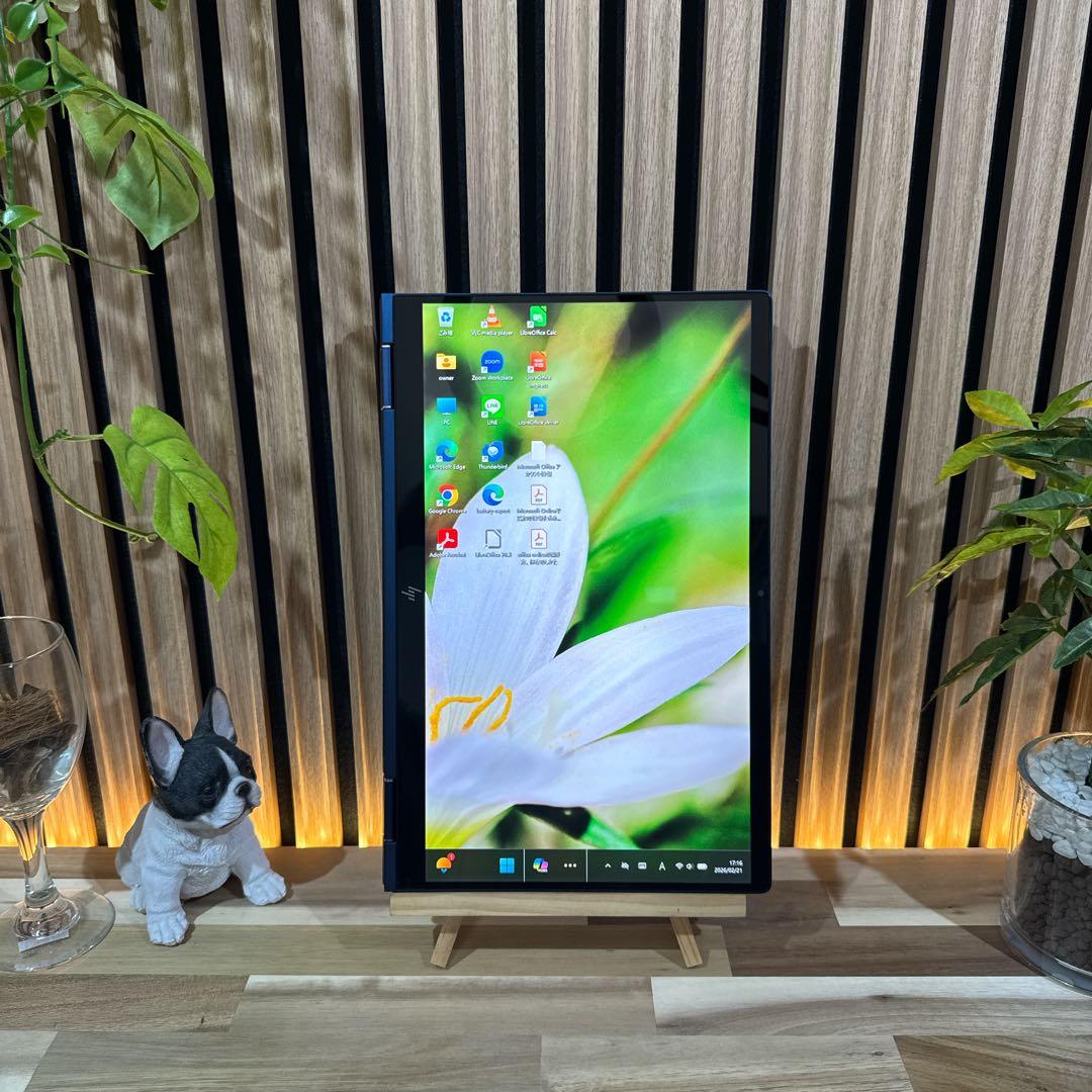 極美品2in1モデル‼️HP☘LTE☘メモリ16GB☘タッチパネル☘ノートパソコン