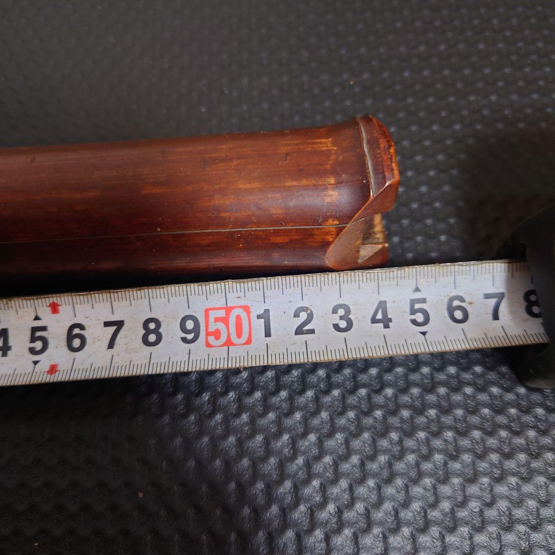 尺八 竹製 （1尺8寸 約54cm・一体タイプ）専用ケース付き