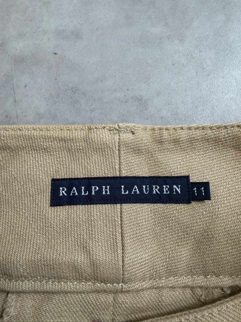 Ralph Lauren ラルフローレン チノ プリーツ ロング フレアスカート