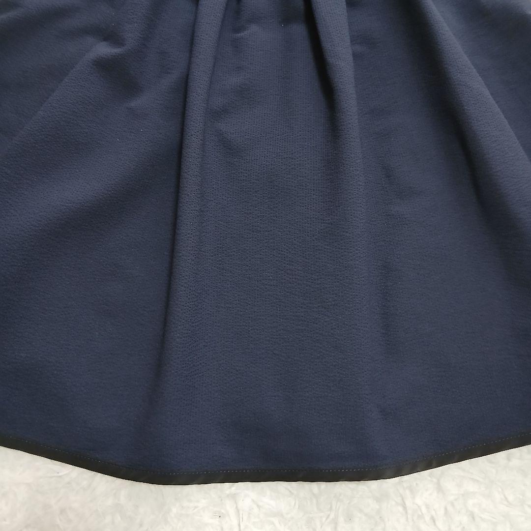 【TOCCA】【洗える！】CASCADE ドレス ひざ丈ワンピース　ネイビー