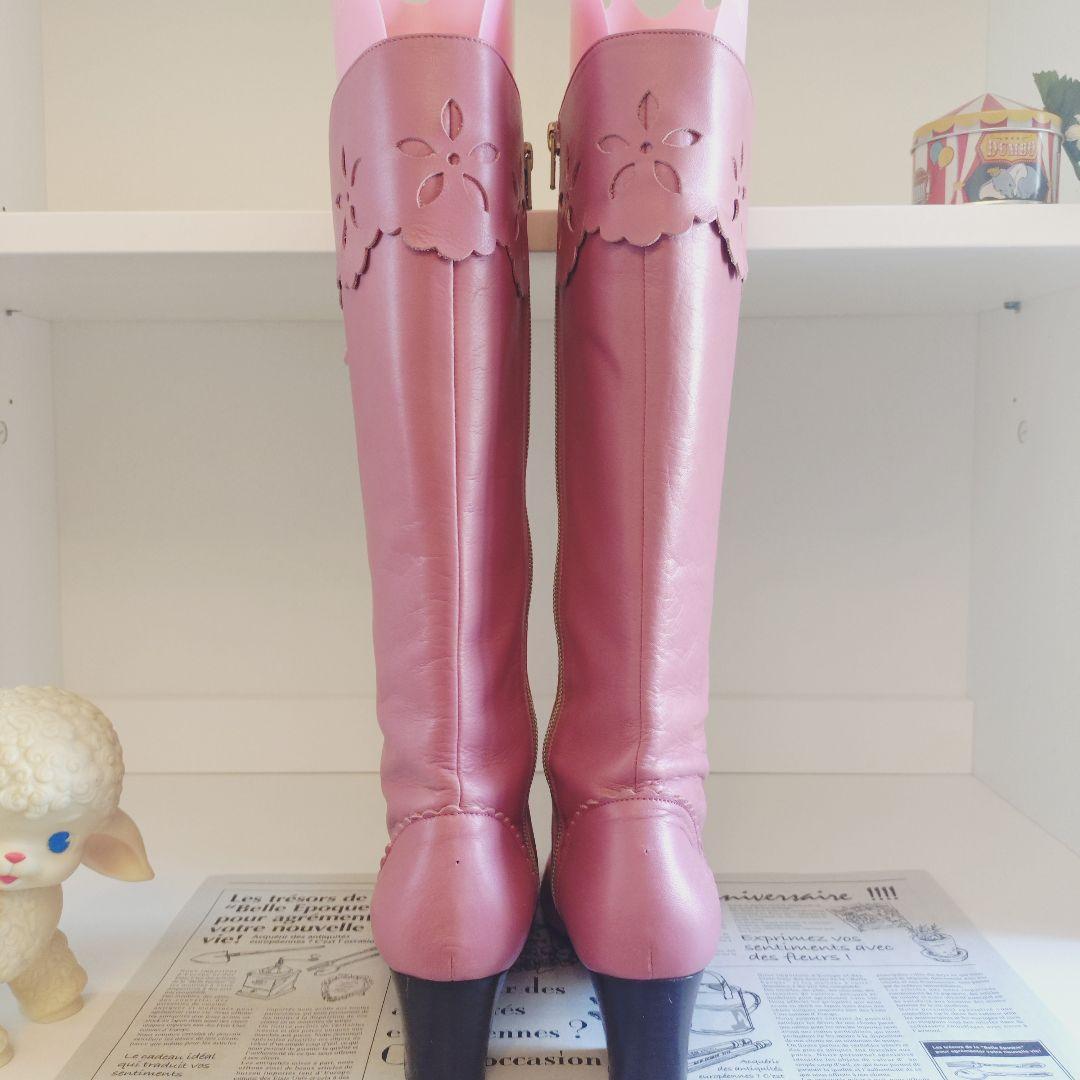 エミリーテンプルキュート ️♡ お花型抜き スカラップブーツ