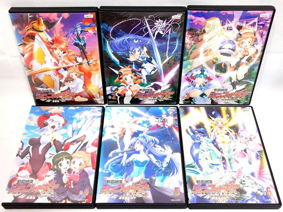 戦姫絶唱シンフォギア【1期〜5期】DVD 全30巻セット