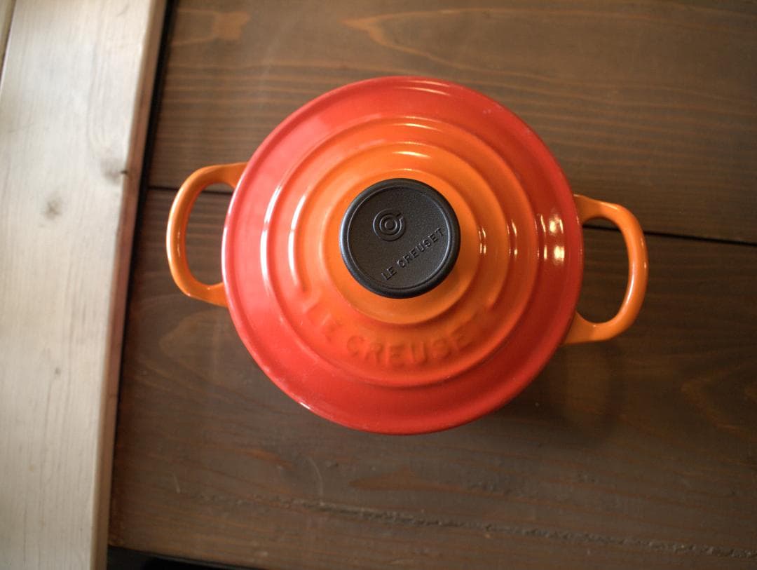 ル・クルーゼ　LE CREUSET 14cm ココットロンド中古美品