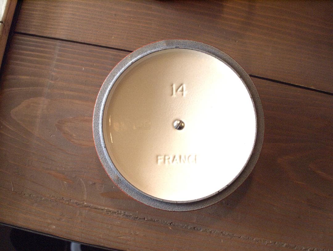ル・クルーゼ　LE CREUSET 14cm ココットロンド中古美品