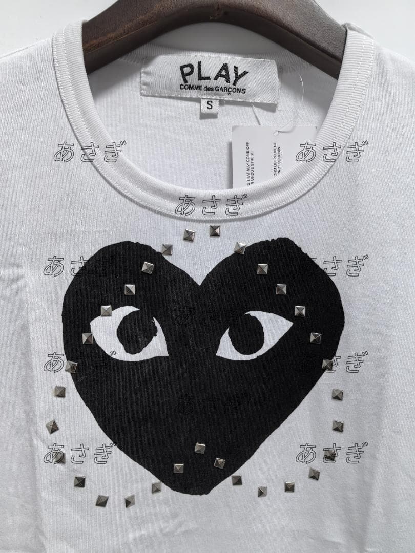 COMME des GARÇONS PLAY ハートロゴTシャツ 黒ハートver