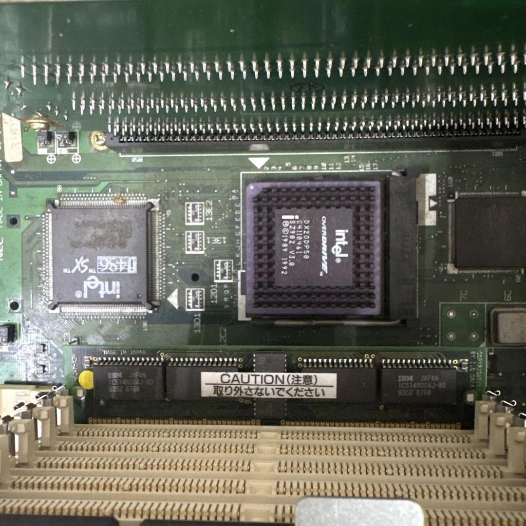 NEC PC-9801BX/U2 3.5インチFDD搭載