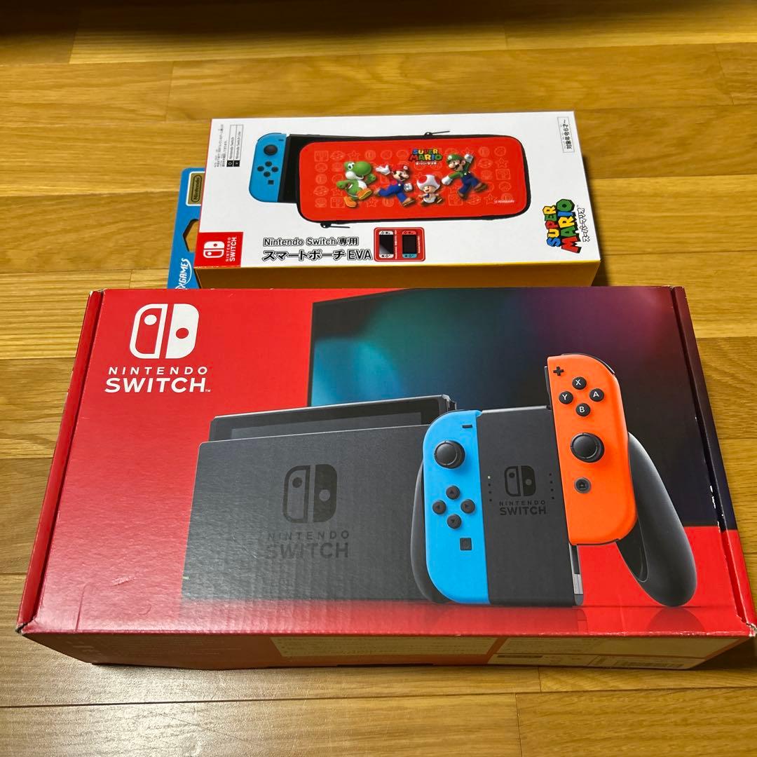 Nintendo Switch 本体のみ　　マリオケース付き