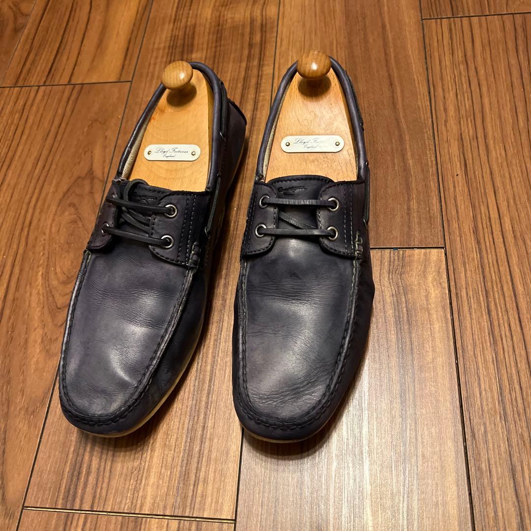 サントーニ　レースアップデッキシューズ 8 1/2 ブルー