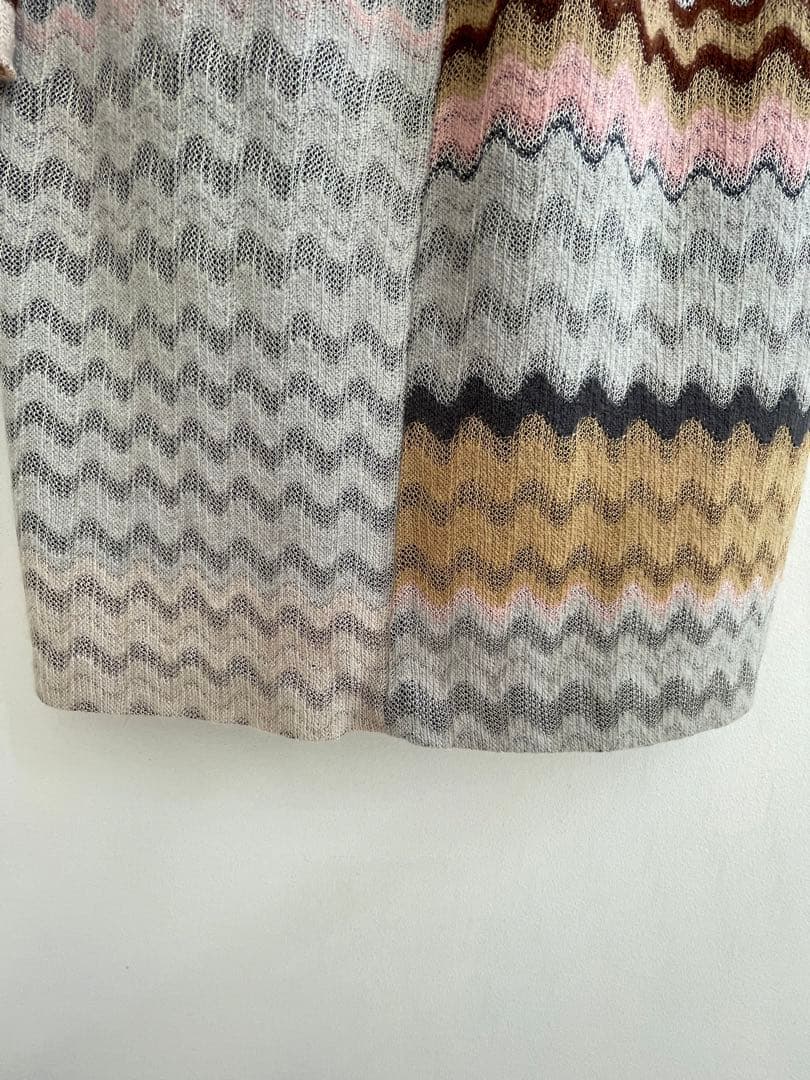 Missoniオレンジタグ長袖ワンピース