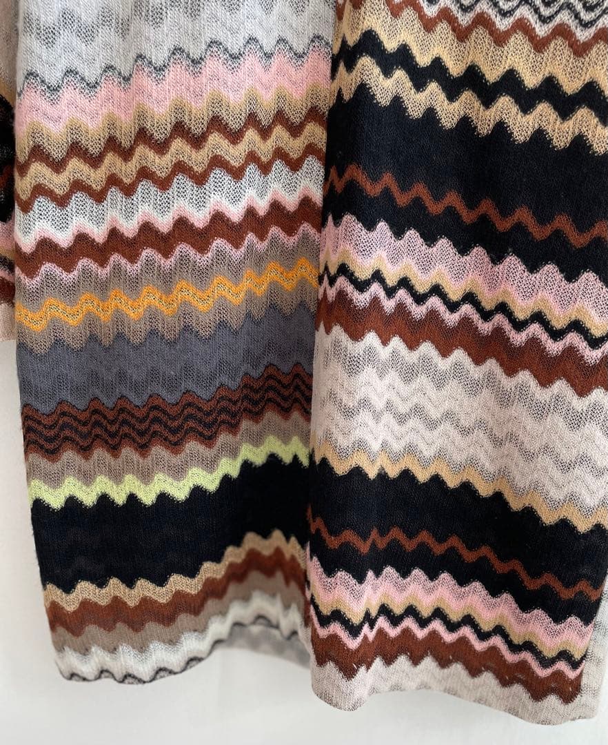 Missoniオレンジタグ長袖ワンピース