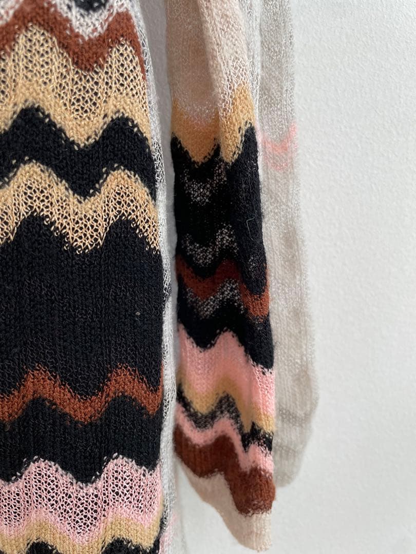 Missoniオレンジタグ長袖ワンピース