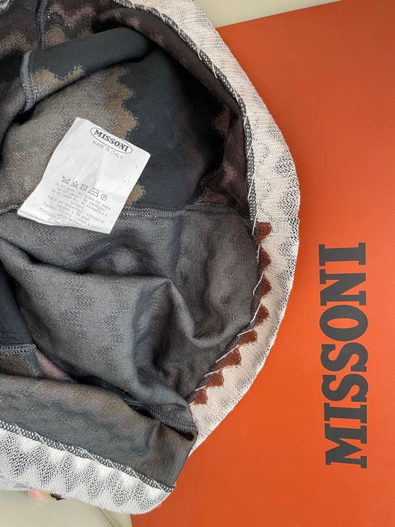 Missoniオレンジタグ長袖ワンピース